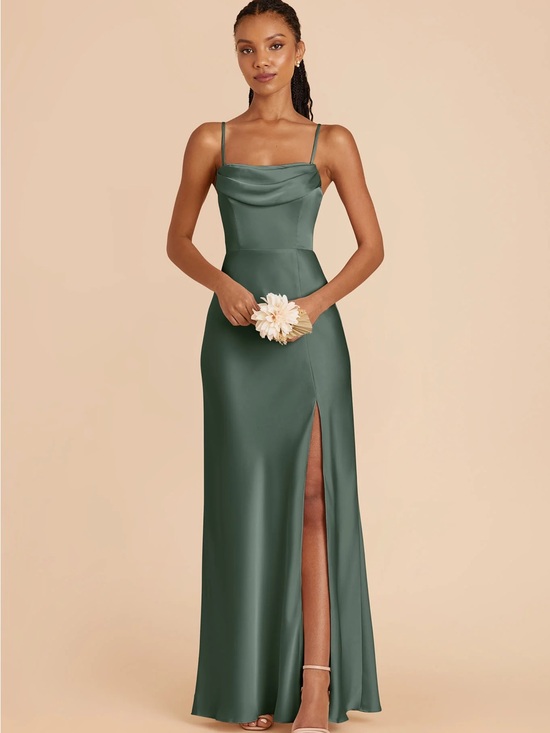 Birdy Grey Dresses & Skirts - Birdy Grey Mia Dress Matte Satin Eucalyptus